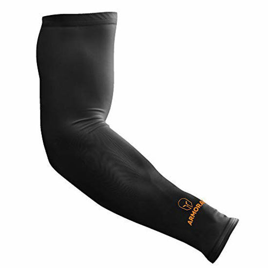 Picture of ARMORAY Arm Sleeves for Men or Women - Tattoo Cover Up - Cooling Sports Sleeve for Basketball Golf Football