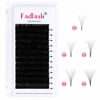 Picture of Volume Lash Extensions FADLASH Easy Fan Volume Lashes 0.05 0.07mm Self Fanning Eyelash Extensions C/D/DD Curl Easy Fan Lashes 8-20mm (0.05-C, 15mm)