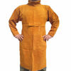 Picture of Jewboer Leather Welding Apron Jacket Anti-scald Work Apron Heavy Duty Weld Coat Clothes with Neck SleevesL