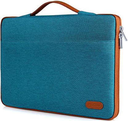 Picture of ProCase 12-12.9 inch Sleeve Case Bag for Surface Pro X 2017/Pro 7 6 4 3, MacBook Pro 14 13, iPad Pro Protective Carrying Cover Handbag for 11" 12" Lenovo Dell Toshiba HP Acer Chromebook -Teal