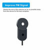 Picture of FM Antenna for Stereo Receiver Indoor, FM Radio Antenna 75 Ohm UNBAL F Type Male Coaxial Cable Wire Antenna for Yamaha Onkyo etc Table Top Home Stereo Receiver Radio Receiver Antenna