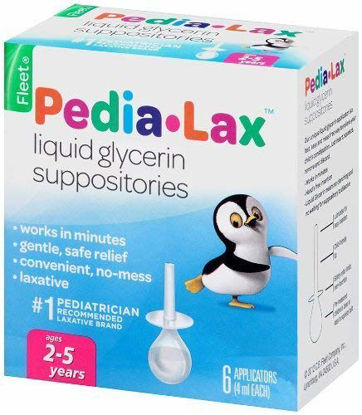 Picture of Pedia-Lax Liquid Glycerin Suppositories, 6 Applicators by CB2