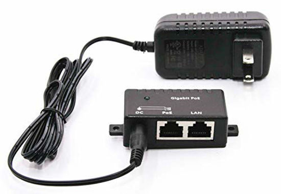 Picture of PoE Texas GPOE-1B-48v15w | Gigabit PoE Injector for Power Over Ethernet with 15 Watts of Power at 48 Volts for 802.3af Devices - Always On