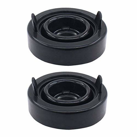 Picture of NewYall Pack of 2 80mm Headlight Dust Cover Cap Rubber Seal with 20mm Hole