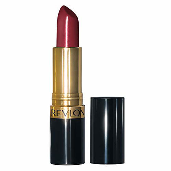 Picture of Revlon Super Lustrous Lipstick, High Impact Lipcolor with Moisturizing Creamy Formula, Infused with Vitamin E and Avocado Oil in Plum / Berry, Vampire Love (777)