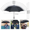 Picture of ZOMAKE Golf Umbrella 62 Inch, Large Windproof Umbrellas Automatic Open Oversize Rain Umbrella with Double Canopy for Men - Vented Stick Umbrellas