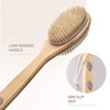 Picture of MainBasics Dual-Sided Long Handle Bath Shower Brush Back Scrubber Body Exfoliator