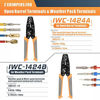 Picture of IWISS Automotive Wiring Crimping Tool Kit for Deutsch open&closed barrel terminals,Weather Pack terminals-12 PCS Included