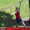 Picture of Fofana Ninja Slider Slackline Pulley - Zip Along Your Ninja Course with The Most Fun New Accessory for Your Ninja Warrior Obstacle Course for Kids - Patents Pending