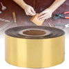 Picture of Hot Stamping Foil Paper with 1.2 x 400ft, Hot Foil Stamping Paper for Leather Bronzing Machine PU Heat Transfer Anodized Gilded Paper DIY Decoration for Cloth Package Box