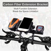 Picture of Yizhet Bike Handlebar Extender Double Extension Mount Holder Bicycle Handlebar Carbon Bracket for E-Bike