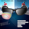 Picture of RIVBOS Polarized Mens Sunglasses Fashion UV Protection Sports Driving Baseball Golf Fishing RB831-Full black