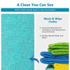 Picture of AIDEA Microfiber Cleaning Cloths-50PK, All-Purpose Softer Highly Absorbent, Lint Free - Streak Free Wash Cloth for House, Kitchen, Car, Window, Gifts(12in.x 12in.)