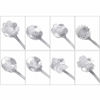 Picture of Maitys 16 Pieces Stainless Steel Flower Coffee Spoon Dessert Spoon Sugar Spoon Ice Cream Spoon Stirring Spoon Tea Spoon Milkshake Spoon Set for Tableware Kitchen, Cafe or Bar (Silvery)