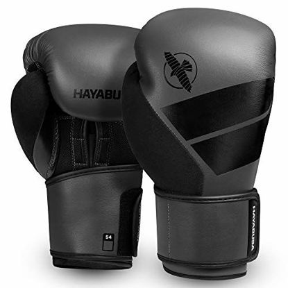 Picture of Hayabusa S4 Boxing Gloves for Men and Women - Charcoal, 14 oz