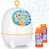 Picture of BATTOP Bubble Machine for Kids and Toddlers Automatic Bubble Maker Blower with Bubbles Solutions and 2 Bubbles Blowing Speed Levels for Parties Outdoor Indoor Age 3+