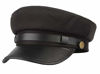 Picture of Brcus Men Women Yacht Captain Sailor Hat Newsboy Cabbie Baker Boy Peaked Beret Cap Black