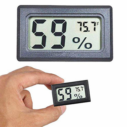 Picture of Goabroa Mini Hygrometer Thermometer Digital Indoor Humidity Gauge Monitor with Temperature Meter Sensor Fahrenheit ()