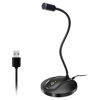 Picture of USB Desktop Microphone with Mute Button, Plug&Play Condenser, Computer, PC, Laptop, Mac, PS4 Mic LED Indicator -360 Gooseneck Design -Recording, YouTube, Gaming, Streaming (Omnidirectional-JV601) 