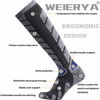 Picture of WEIERYA Ski Socks 2 Pairs Pack for Skiing, Snowboarding, Cold Weather, Winter Performance Socks Grey Medium