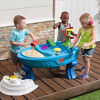 Picture of Step2 Fiesta Cruise Sand & Water Table with Umbrella | Kids Outdoor Play Table, Multicolor (894800)