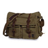 Picture of Jonon Vintage Military Men Canvas Messenger Bag for 13.3-17" Laptop (Size 17.3", Green)