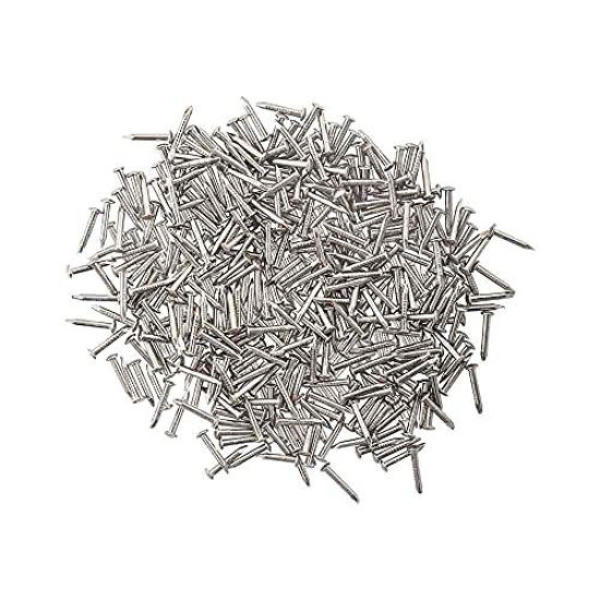 Picture of Tiny Wooden Nails for DIY Craft Projects, Antique Drawer Repairing, Mini Boxes Decorative Accessories[Set of 200pcs]0.039×0.39inch (1×10mm,Silver)