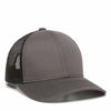 Picture of Outdoor Cap Structured mesh Back Trucker Cap, Charcoal/Black, One Size