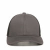 Picture of Outdoor Cap Structured mesh Back Trucker Cap, Charcoal/Black, One Size