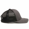 Picture of Outdoor Cap Structured mesh Back Trucker Cap, Charcoal/Black, One Size