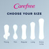 Picture of Carefree Acti-Fresh Body Shaped Panty Liners, Flexible Protection that Molds to Your Body, Long, 112 Count