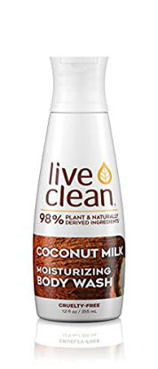 Picture of Live Clean Body Wash, Moisturizing Coconut Milk, 17 Oz