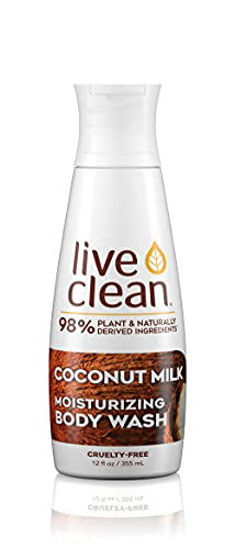 Picture of Live Clean Body Wash, Moisturizing Coconut Milk, 17 Oz