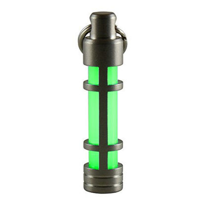 Picture of TEC Accessories [Next Generation] EMBRITE Glow Fob: Precision Glow in The Dark Keychain - Stainless Steel