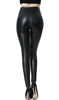 Picture of Everbellus Sexy Womens Faux Leather High Waisted Leggings (S Fit Waist 25"-27"/ Hips 36", Black)