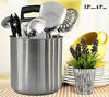 Picture of Estilo Stainless Steel Utensil Holder, Jumbo-7 x 7 inches