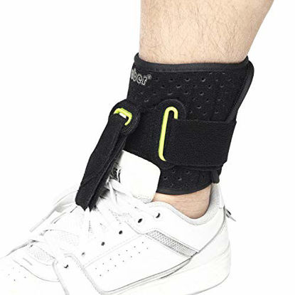 Quanquer Adjustable Plantar Fasciitis Night Splint Ankle Brace with 2  Compression Socks for Unisex