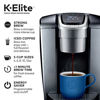 Picture of Keurig K-Elite Coffee Maker, Single Serve K-Cup Pod Coffee Brewer, With Iced Coffee Capability, Brushed Silver