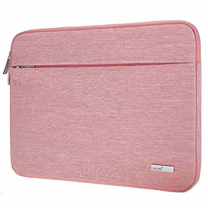 Picture of Lacdo Laptop Sleeve Case for 14 inch New Macbook Pro A2442 2021 M1 | Old 13 inch MacBook Pro Air 2010-2017 | 13.5 inch Surface Book 2 1 / Laptop 3 2 1 | ASUS HP Dell Acer Chromebook Computer Bag, Pink
