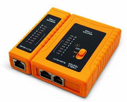 Picture of iMBAPrice - RJ45 Network Cable Tester for Lan Phone RJ45/RJ11/RJ12/CAT5/CAT6/CAT7 UTP Wire Test Tool