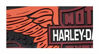 Picture of Harley-Davidson Winged Bar & Shield Rubber Beverage Bar Mat, Black HDL-18566