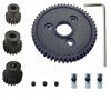 Picture of HOPLEX Metal Steel 54T 0.8 32 Pitch 3956 Spur Gear with 15T/17T/19T Pinions Gear Sets for Traxxas Slash 4x4 4WD/2WD VXL Rally VXL Stampede 4x4 Traxxas 1/10 Summit Trxxas 1/10 E-REVO