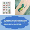 Picture of Partywind 200 PCS Ocean Theme Temporary Tattoos for Kids, Beach Pool Under The Sea Decorations Birthday Party Supplies Favors, Fake Tattoos With Mermaid Shark Tropical Fish Whale for Boys and Girls - 12 Sheets