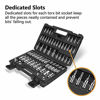 Picture of MulWark 64-Piece Master-Torx-Automotive-Mechanics-Tool | 3/8, 1/4, 1/2 in. Drive Torx Bit Socket Set and External Torx Socket Set w./ Impact Adapter and Reducer | S2 and Cr-V Steel