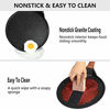 Picture of ESLITE LIFE Crepe Pan Pancake Dosa Tawa Pan Nonstick Flat Griddle Frying Skillet Pan for Omelette, Tortillas, Induction Compatible, 11 Inch