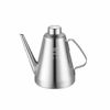 Picture of Hemoton Stainless Steel Oil Can Vinegar Pot Bottle Oil Dispenser Edible Oil Container Cruet Pot Kitchen Tools (500ML Small Size 14CM)