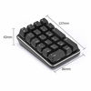 Picture of 2.4G Wireless Mechanical Numeric Keypad GATERON Brown Switch Gaming Keypad 21 Keys Mini Numpad Portable Keypad Extended Layout Black Magicforce by Qisan