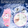 Picture of Venhoo Kids Watches 3D Cute Cartoon Waterproof Silicone Children Toddler Wrist Watch Unicorn for 3 4 5 6 7 8 Year Girls Little Child-Pink