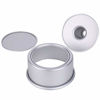 Picture of Tosnail 3 Pieces 6 Inches Aluminum Angel Food Cake Pan Round Cake Pan with Removable Bottoms