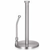 Picture of SMARTAKE Paper Towel Holder, Stainless Steel Standing Paper Towel Organizer Roll Dispenser for Kitchen Countertop Home Dining Table, Silver